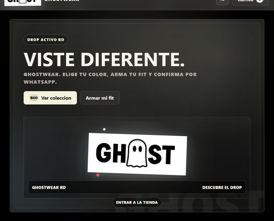 GhostWear live store
